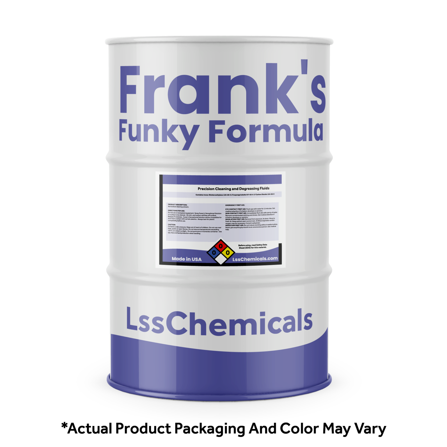 Vapor Degreasing Solvents - Non Flammable - Franks Funky Formula